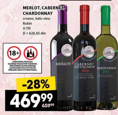 MERLOT, CABERNET, CHARDONNAY