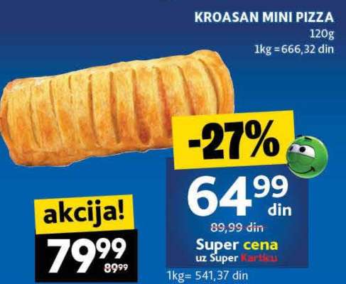 Kroasan mini pizza
