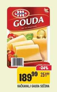 Kačkavalj Gauda Sečena