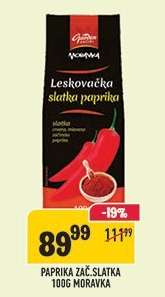 Paprika zač. slatka 100g Moravka