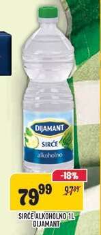 SIRĆE ALKOHOLNO 1L DIJAMANT