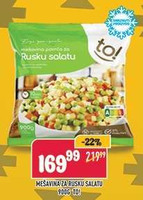 Mešavina za rusku salatu 900g To!