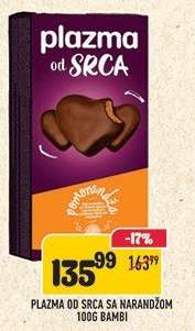 Plazma od Srca sa Narandžom 100g Bambi