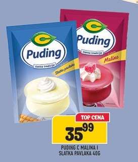 Puding c malina i slatka pavlaka 40g