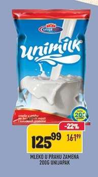 Mleko u prahu zamena 200g Unijapak