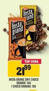 Insta Grand 3in1 Choco Orange 16g i Choco Banana 18g