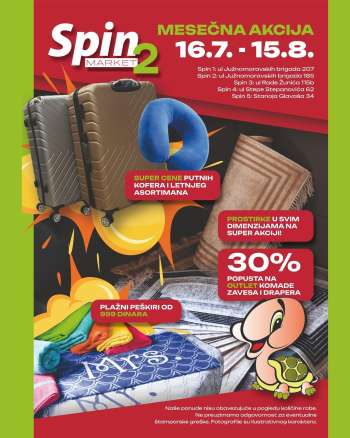 Spin Market katalog - 16.07.2025 - 15.08.2025.