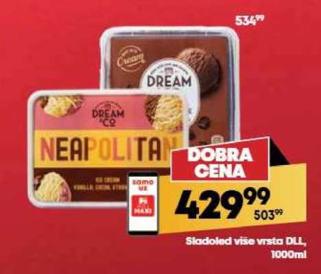 Sladoled više vrsta DLL