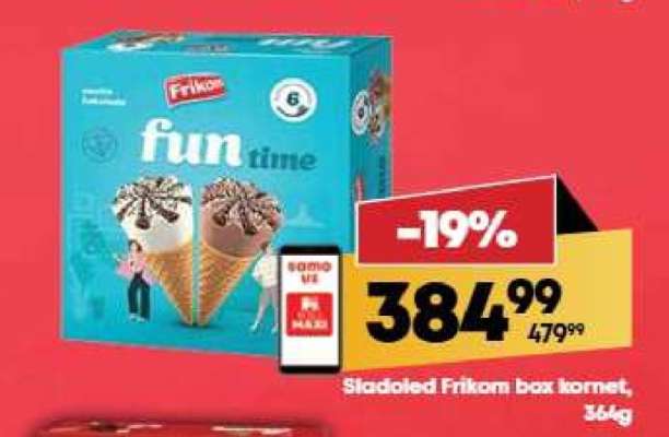 Sladoled Frikom box kornet