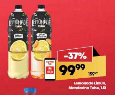 Lemonade limun mandarina Tube 1,5l