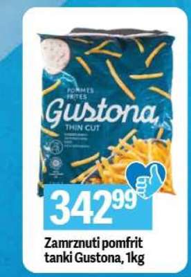 Zamrznuti pomfrit tanki Gustona, 1kg