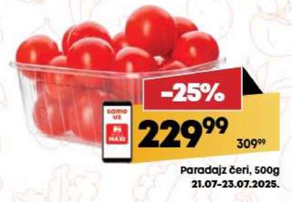 Paradajz čeri 500g