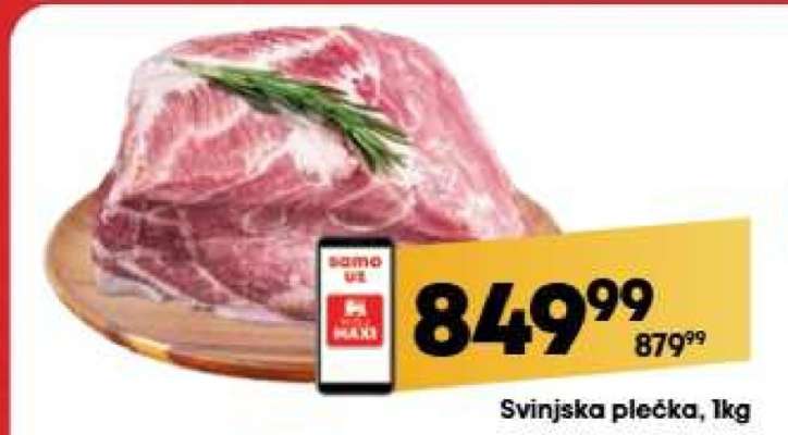 Svinjska plećka 1kg