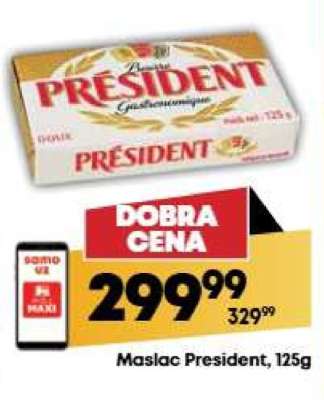 Maslac President 125g