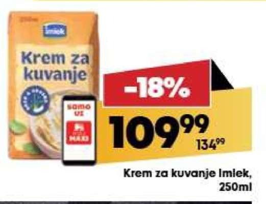 Krem za kuvanje Imlek