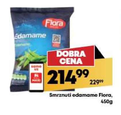 Smrznuti edamame Flora, 450g