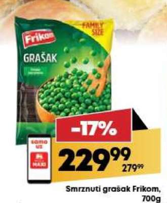 Smrznuti grašak Frikom