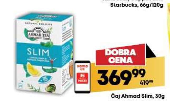 Čaj Ahmad Slim 30g