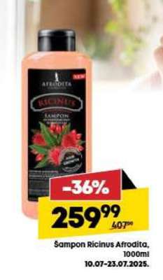 Šampon Ricinus Afrodita, 1000ml