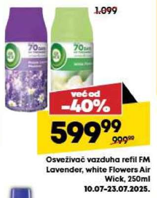 Osveživač vazduha refil FM Lavender, white Flowers Air Wick, 250ml