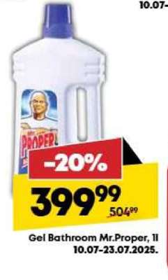 Gel Bathroom Mr.Proper, 1l