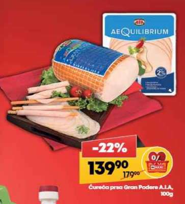 Ćureća prsa Gran Podere Á.I.A 100g