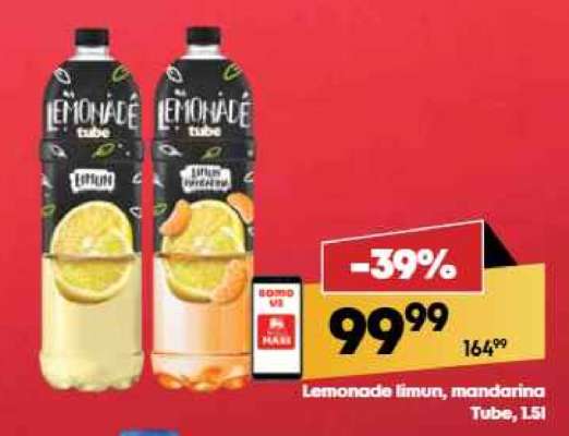 Lemonade limun mandarina Tube 1,5l