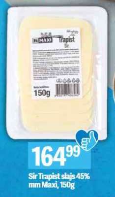Sir Trapist slajs 45% mm Maxi, 150g