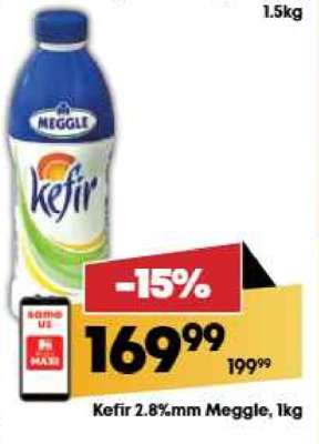 Kefir 2.8%mm Meggle 1kg