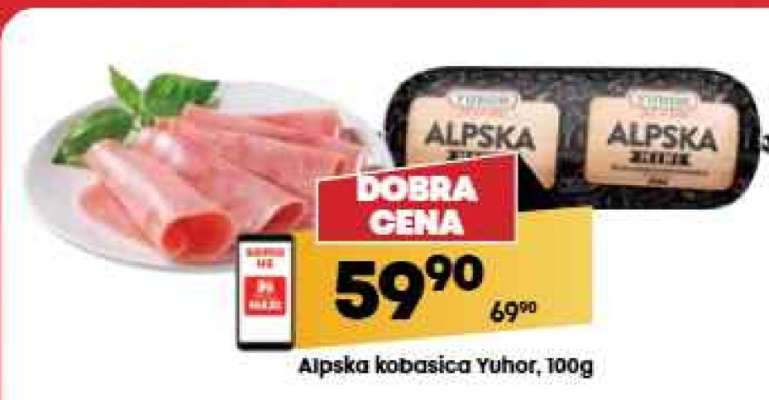 ALPSKA KOBASICA Yuhor 100g