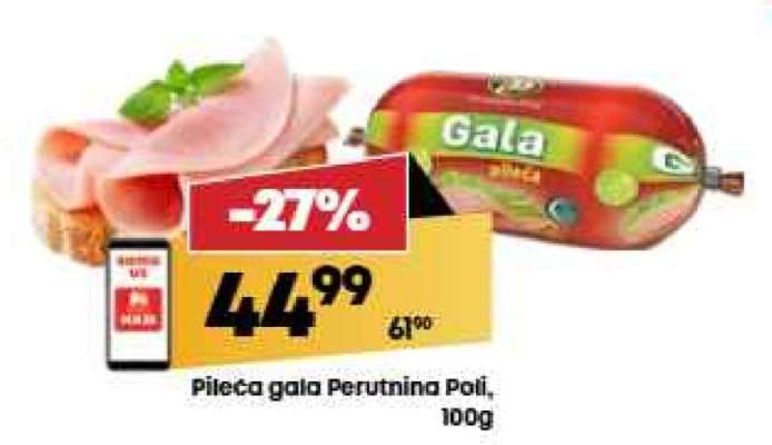 Pileća gala Perutnina Poli 100g