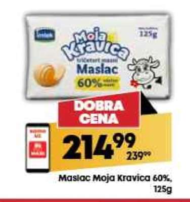 Maslac Moja Kravica 60%, 125g