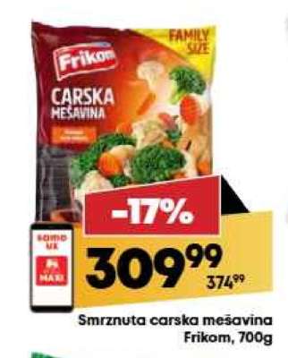 Smrznuta carska mešavina Frikom, 700g