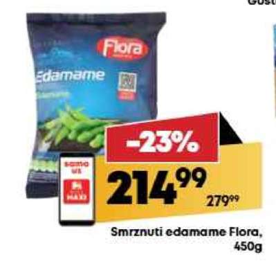 Smrznuti edamame Flora, 450g
