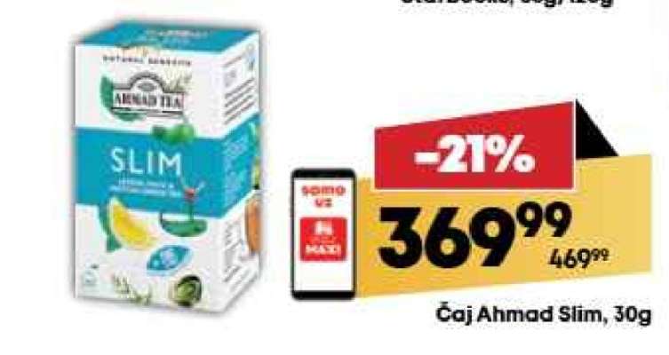 Čaj Ahmad Slim 30g