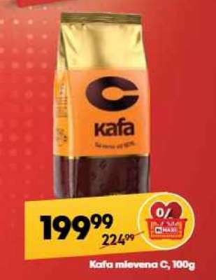 Kafa mlevena C 100g