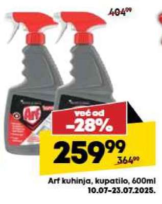 Arf kuhinja, kupatilo, 600ml