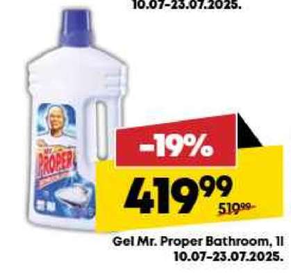 Gel Mr.Proper Bathroom, 1l