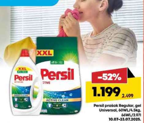 Persil prašak Regular, gel Universal, 60WL/4,5kg, 66WL/2,97l