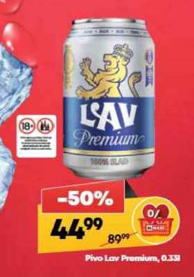 Pivo Lav premium 0,33l