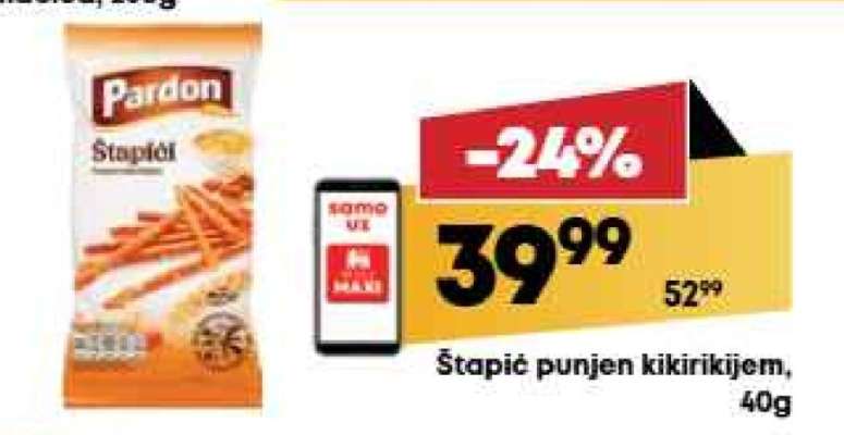 Štapić punjen kikirikijem 40g