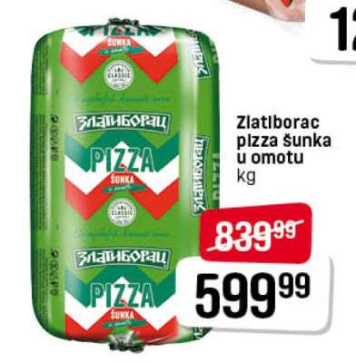 Zlatiborac Pizza šunka u omotu