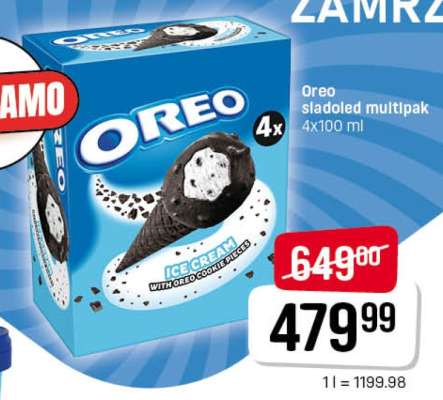 Oreo sladoled multipak