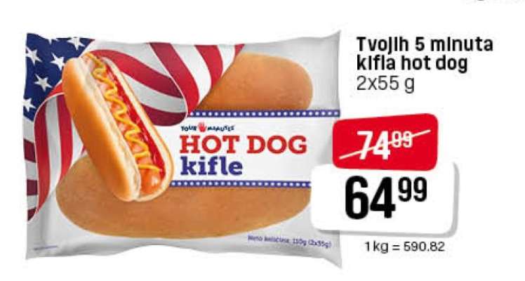 Tvojih 5 minuta kifla hot dog