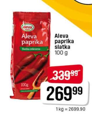 Aleva Paprika slatka