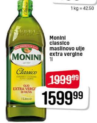 Monini classico maslinovo ulje extra vergine