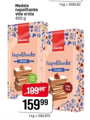 Medela Napolitanke Više vrsta