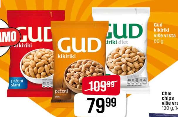 Gud kikiriki više vrsta 80 g