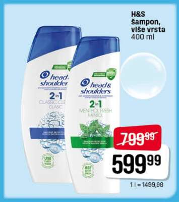 H&S šampon više vrsta