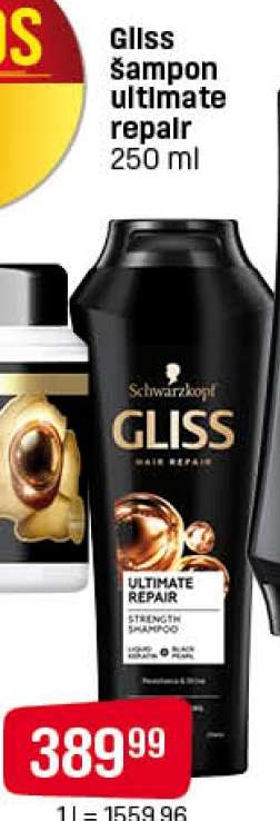 Gliss šampon ultimate repair